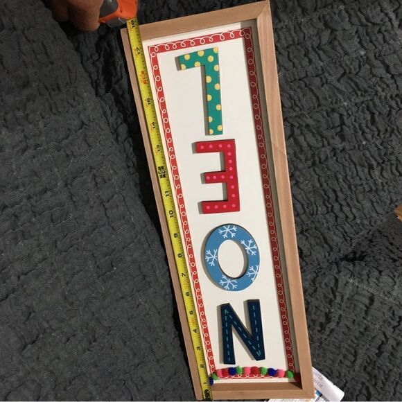 NWT "NOEL" Word Christmas Decor - Picture 5 of 6